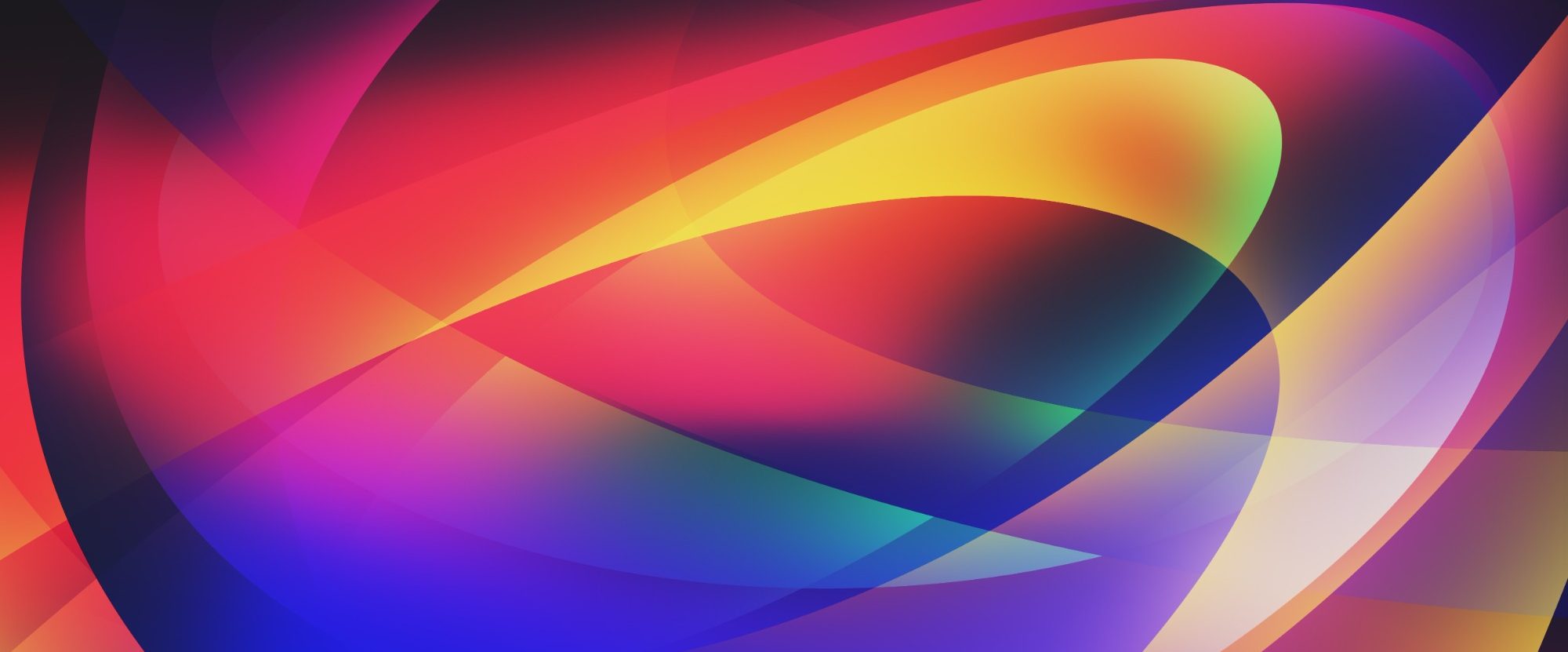 Colorful abstract swirls in vibrant hues of red, orange, blue, and purple.